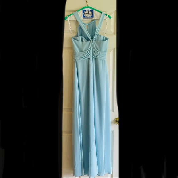 Jasmine - B2 B203004 Bridesmaid Dress Powder Blue - Picture 3 of 8